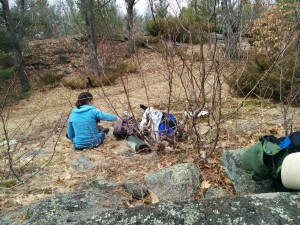 sitting before lunch