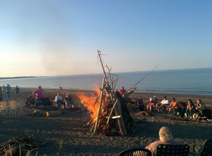 bonfire catching