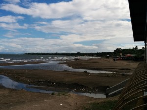 The beach by the port in San Jorje